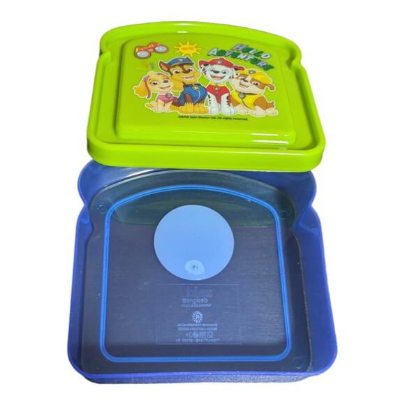 Paw Patrol Lunch Box Set! Includes Sandwich Box + Snack Container + Water Bottle - Picture 6 of 7